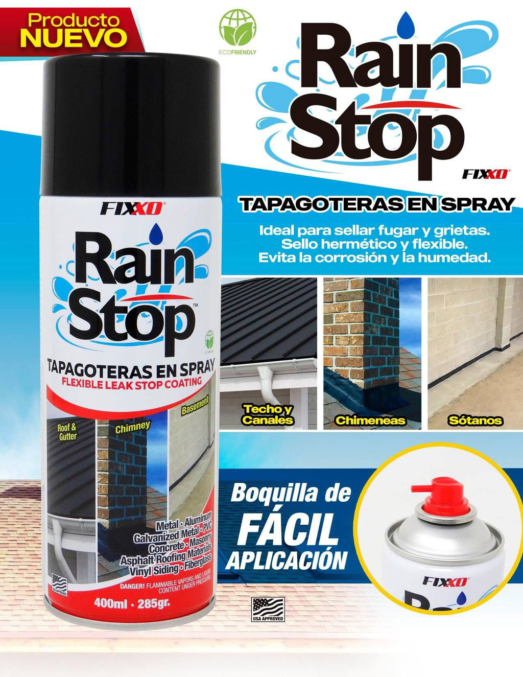 RainStop™ Spray Impermeabilizante
